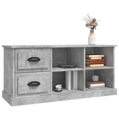 vidaXL TV Cabinet Concrete Grey 102x35,5x47,5 cm Engineered Wood