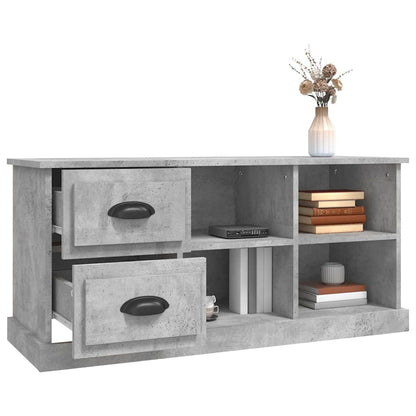 vidaXL TV Cabinet Concrete Grey 102x35,5x47,5 cm Engineered Wood
