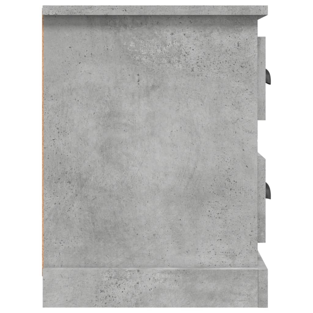 vidaXL TV Cabinet Concrete Grey 102x35.5x47.5 cm Engineered Wood