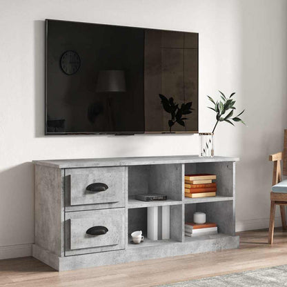vidaXL TV Cabinet Concrete Grey 102x35,5x47,5 cm Engineered Wood