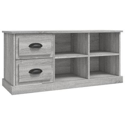vidaXL TV Cabinet Grey Sonoma 102x35.5x47.5 cm Engineered Wood
