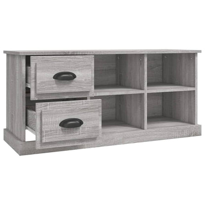vidaXL TV Cabinet Grey Sonoma 102x35.5x47.5 cm Engineered Wood