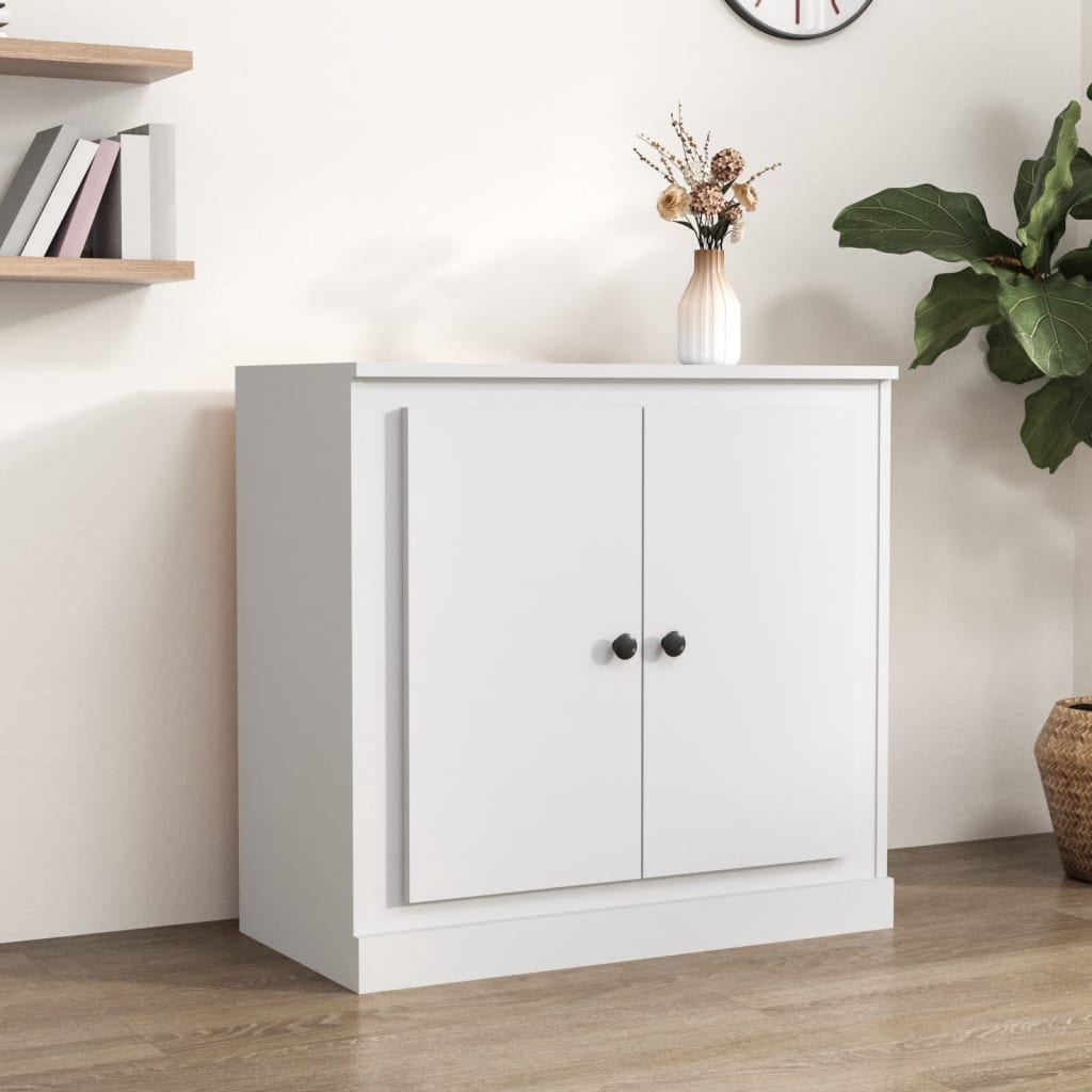 vidaXL Sideboard White 70x35,5x67,5 cm Engineered Wood