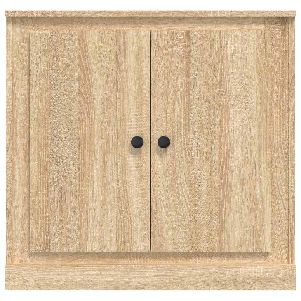 vidaXL Sideboard Sonoma Oak 70x35.5x67.5 cm Engineered Wood