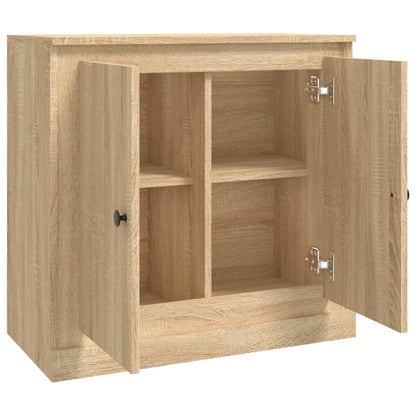 vidaXL Sideboard Sonoma Oak 70x35.5x67.5 cm Engineered Wood