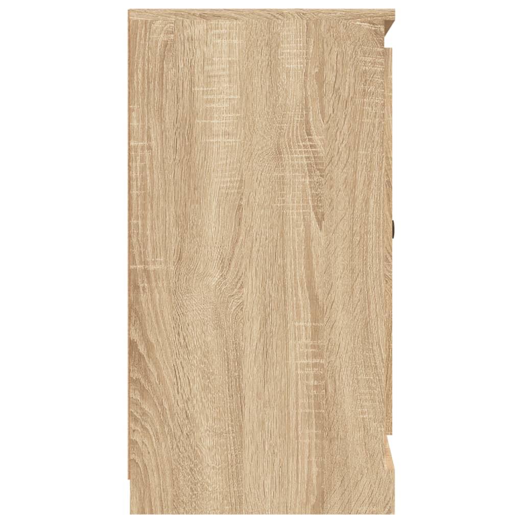 vidaXL Sideboard Sonoma Oak 70x35.5x67.5 cm Engineered Wood