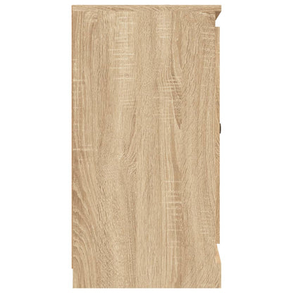 vidaXL Sideboard Sonoma Oak 70x35.5x67.5 cm Engineered Wood