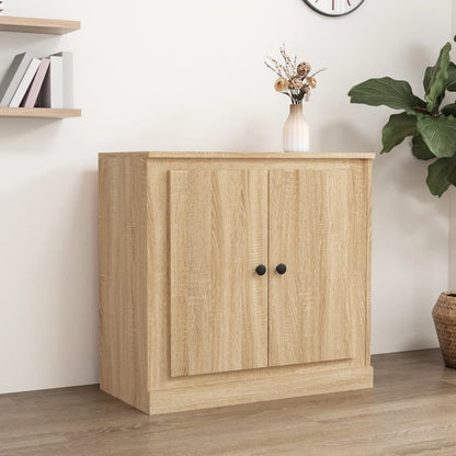 vidaXL Sideboard Sonoma Oak 70x35,5x67,5 cm Engineered Wood