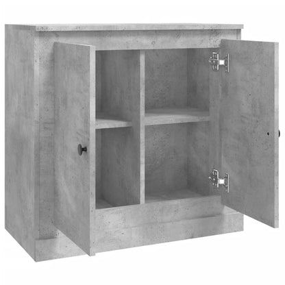 vidaXL Sideboard Concrete Grey 70x35,5x67,5 cm Engineered Wood