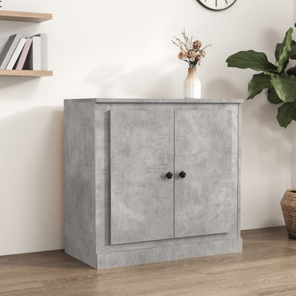 vidaXL Sideboard Concrete Grey 70x35,5x67,5 cm Engineered Wood