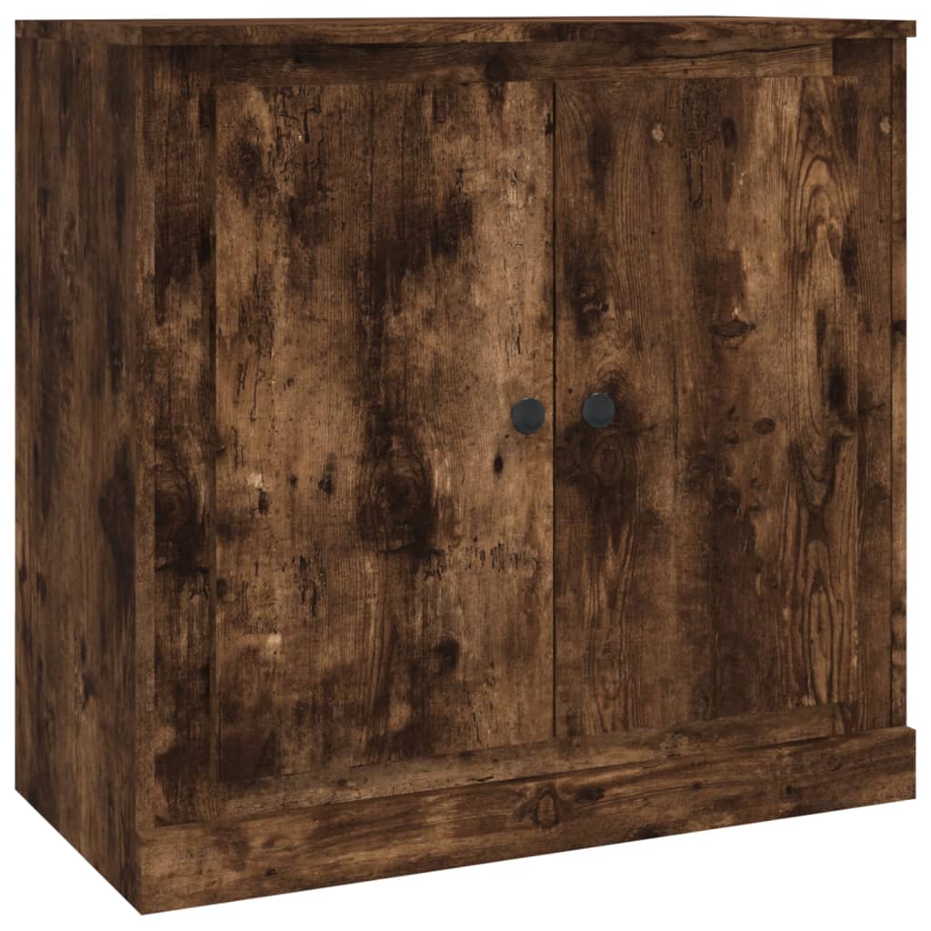 vidaXL Sideboard Smoked Oak 70x35.5x67.5 cm Engineered Wood