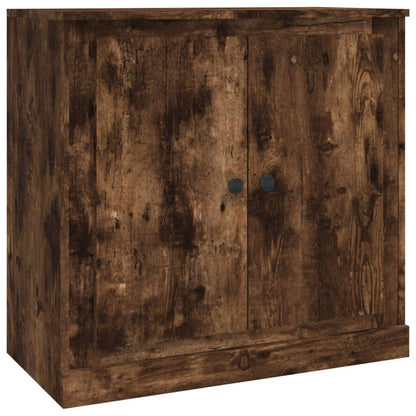 vidaXL Sideboard Smoked Oak 70x35.5x67.5 cm Engineered Wood