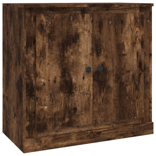vidaXL Sideboard Smoked Oak 70x35.5x67.5 cm Engineered Wood