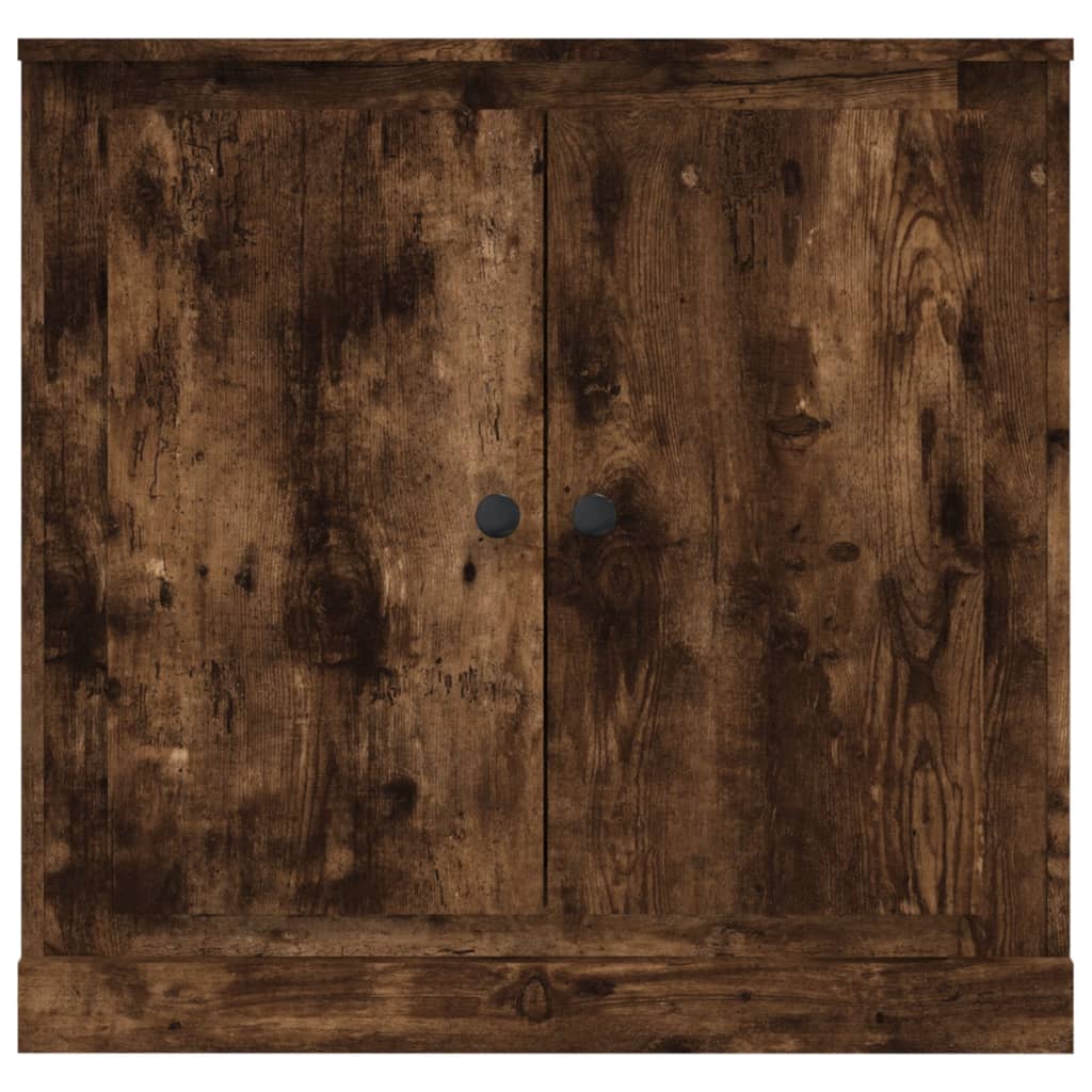 vidaXL Sideboard Smoked Oak 70x35.5x67.5 cm Engineered Wood