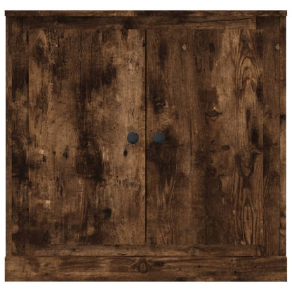 vidaXL Sideboard Smoked Oak 70x35.5x67.5 cm Engineered Wood