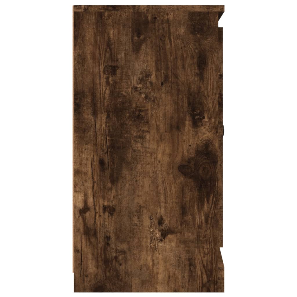 vidaXL Sideboard Smoked Oak 70x35.5x67.5 cm Engineered Wood