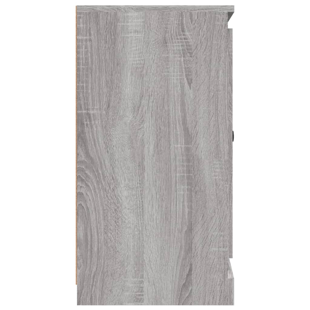 vidaXL Sideboard Grey Sonoma 70x35,5x67,5 cm Engineered Wood