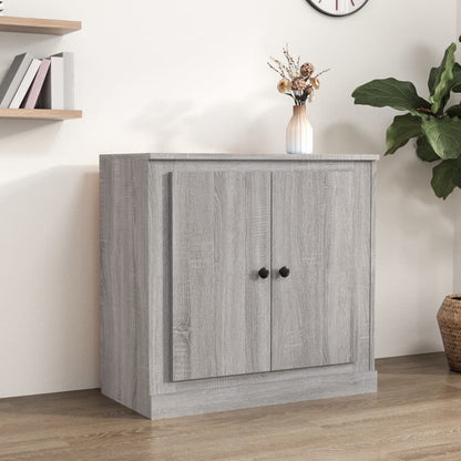vidaXL Sideboard Grey Sonoma 70x35,5x67,5 cm Engineered Wood