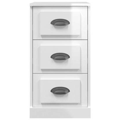 vidaXL Sideboard High Gloss White 36x35,5x67,5 cm Engineered Wood