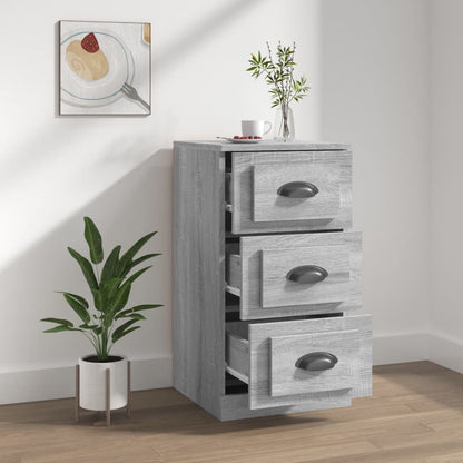 vidaXL Sideboard Grey Sonoma 36x35.5x67.5 cm Engineered Wood