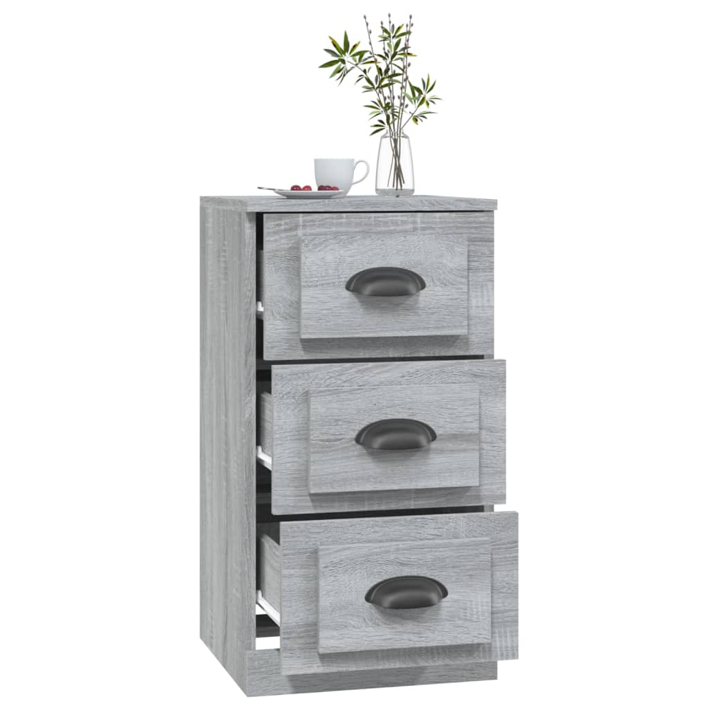 vidaXL Sideboard Grey Sonoma 36x35.5x67.5 cm Engineered Wood