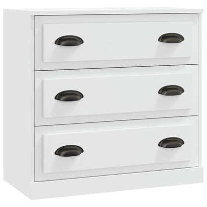 vidaXL Sideboard White 70x35,5x67,5 cm Engineered Wood