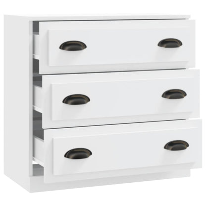 vidaXL Sideboard White 70x35,5x67,5 cm Engineered Wood