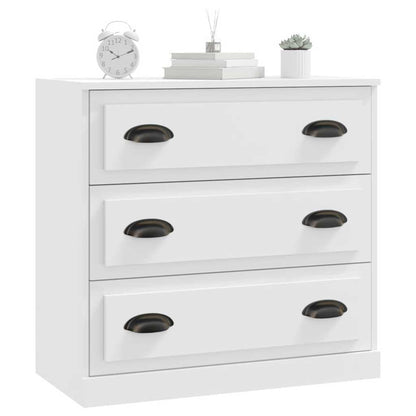 vidaXL Sideboard White 70x35,5x67,5 cm Engineered Wood
