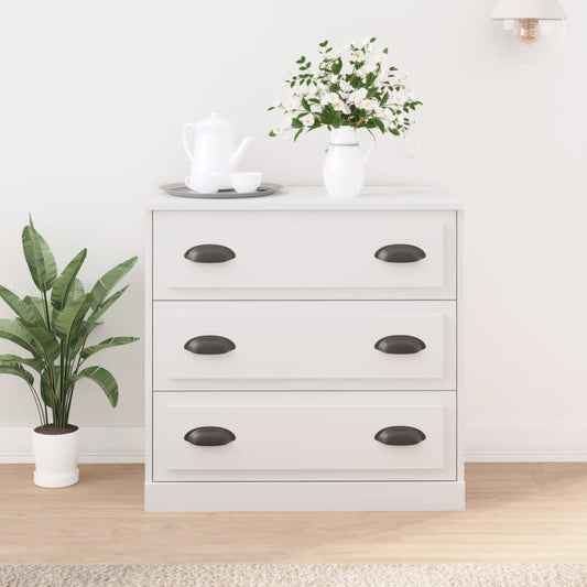 vidaXL Sideboard | White | Engineered wood, metal | Small | Sideboard