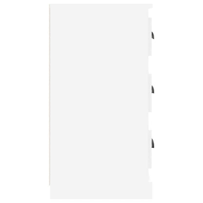vidaXL Sideboard High Gloss White 70x35,5x67,5 cm Engineered Wood