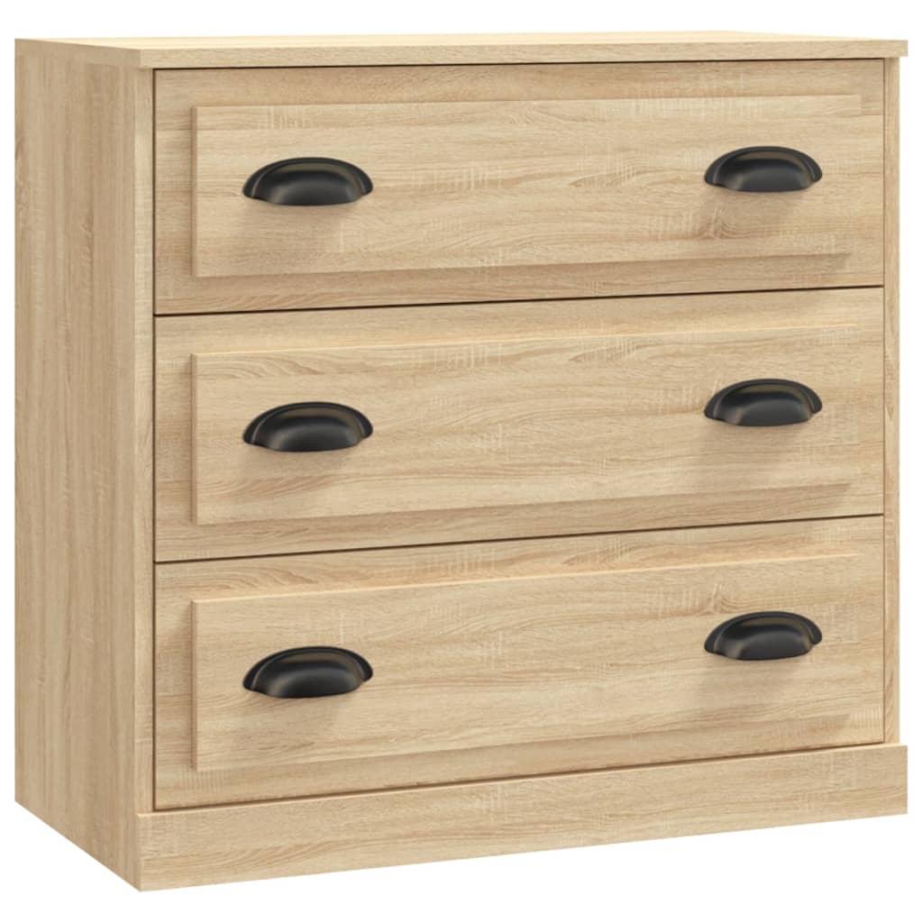 vidaXL Sideboard Sonoma Oak 70x35,5x67,5 cm Engineered Wood