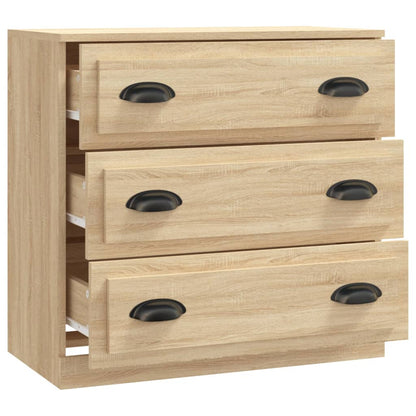 vidaXL Sideboard Sonoma Oak 70x35,5x67,5 cm Engineered Wood