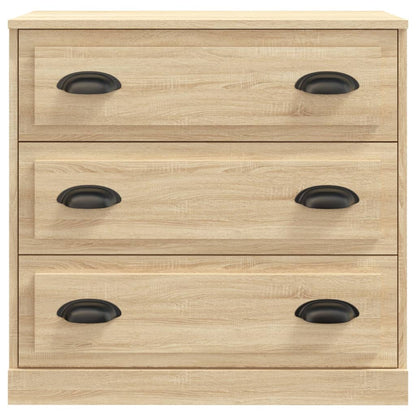 vidaXL Sideboard Sonoma Oak 70x35.5x67.5 cm Engineered Wood