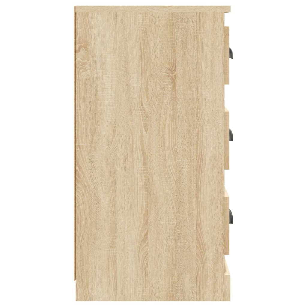 vidaXL Sideboard Sonoma Oak 70x35.5x67.5 cm Engineered Wood