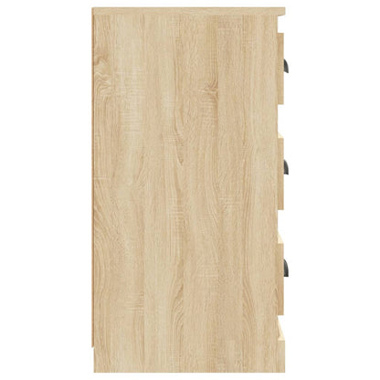vidaXL Sideboard Sonoma Oak 70x35.5x67.5 cm Engineered Wood