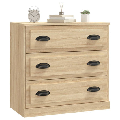 vidaXL Sideboard Sonoma Oak 70x35,5x67,5 cm Engineered Wood