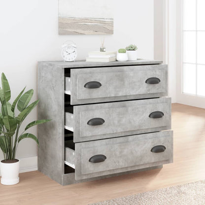 vidaXL Sideboard Concrete Grey 70x35.5x67.5 cm Engineered Wood