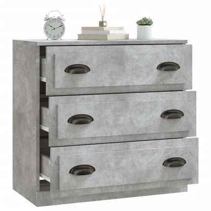 vidaXL Sideboard Concrete Grey 70x35.5x67.5 cm Engineered Wood