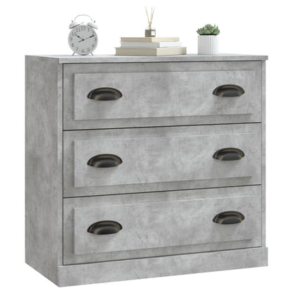 vidaXL Sideboard Concrete Grey 70x35.5x67.5 cm Engineered Wood