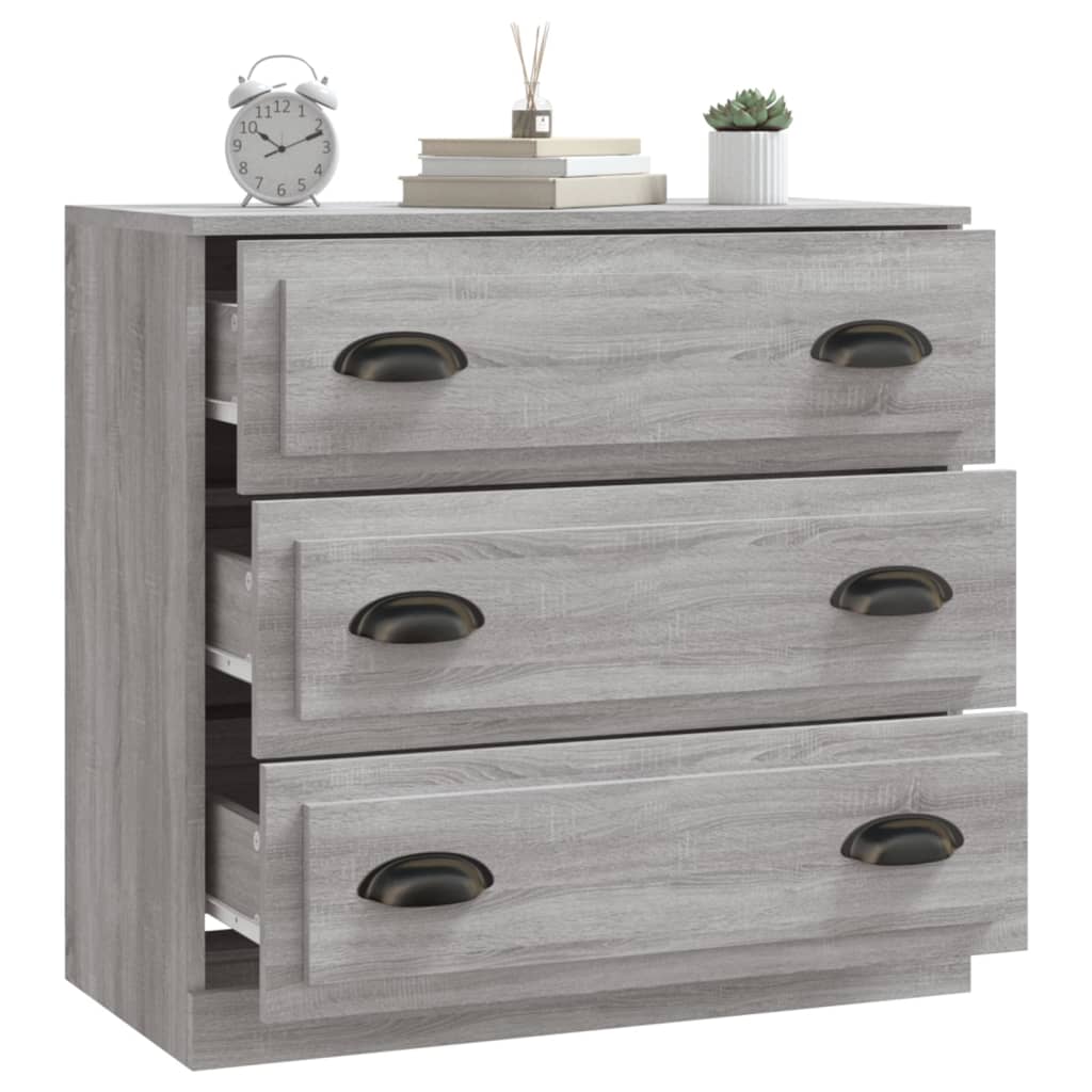 vidaXL Sideboard | Grey sonoma | Engineered wood | Sideboard | Rectangular