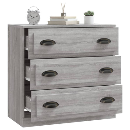 vidaXL Sideboard | Grey sonoma | Engineered wood | Sideboard | Rectangular