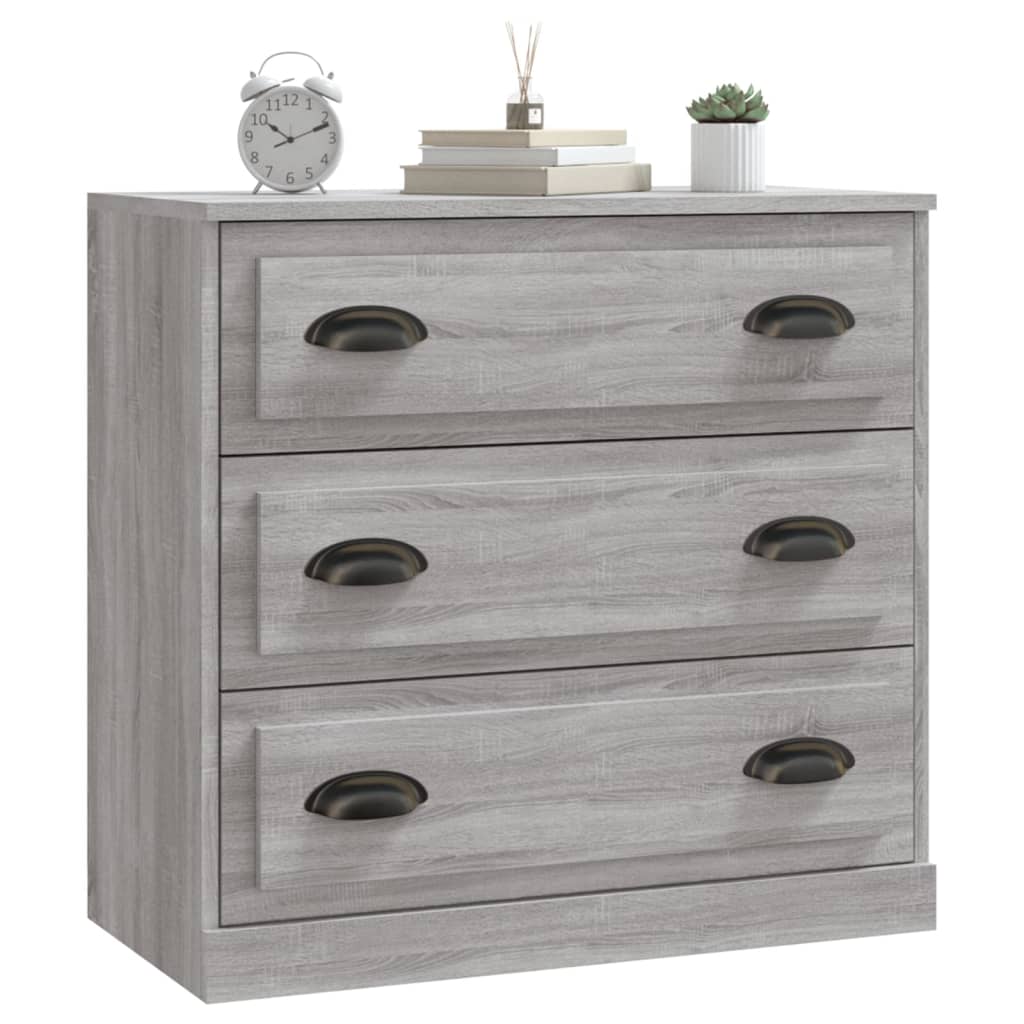 vidaXL Sideboard | Grey sonoma | Engineered wood | Sideboard | Rectangular