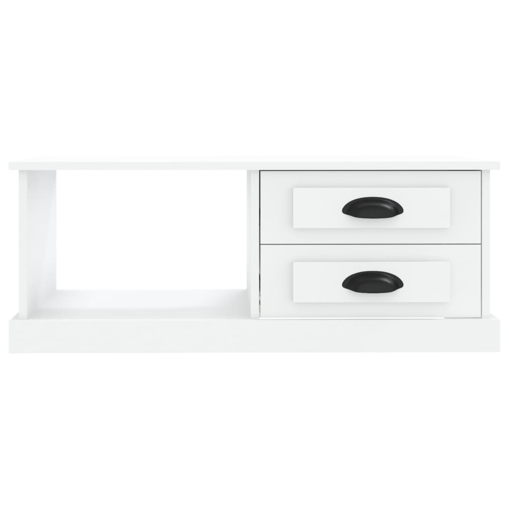 vidaXL Coffee Table White 90x50x35 cm Engineered Wood