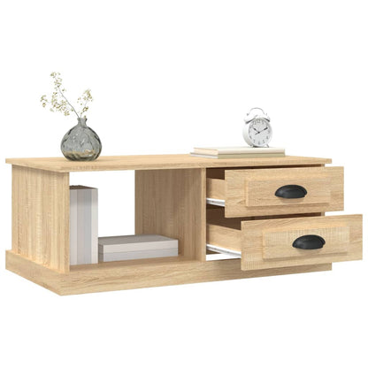 vidaXL Coffee Table Sonoma Oak 90x50x35 cm Engineered Wood