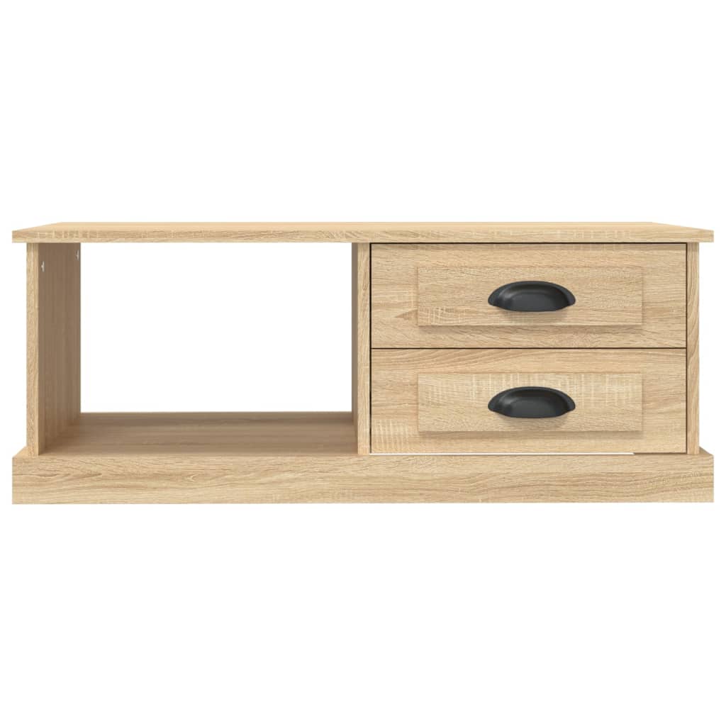 vidaXL Coffee Table Sonoma Oak 90x50x35 cm Engineered Wood