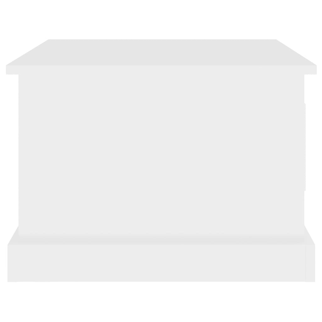vidaXL Coffee Table White 50x50x35 cm Engineered Wood