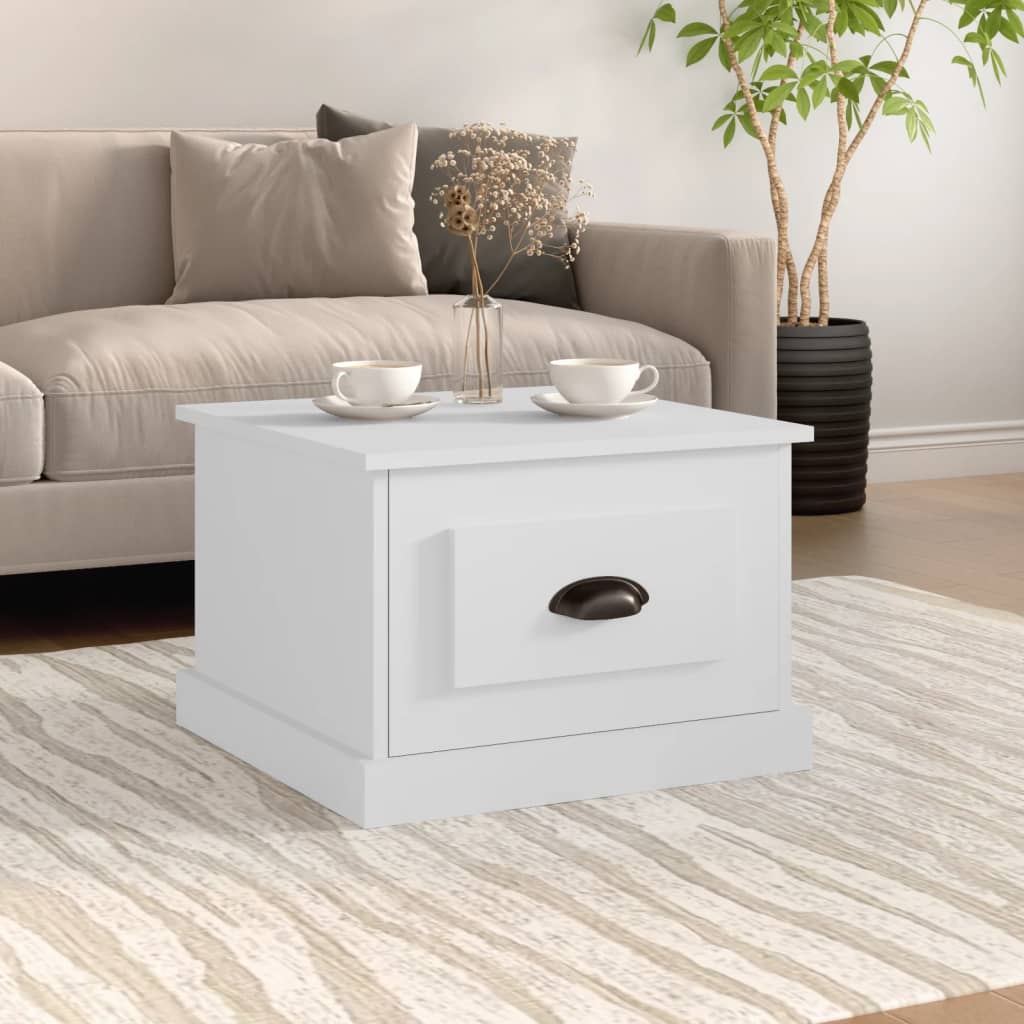 vidaXL Coffee Table White 50x50x35 cm Engineered Wood