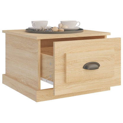 vidaXL Coffee Table Sonoma Oak 50x50x35 cm Engineered Wood