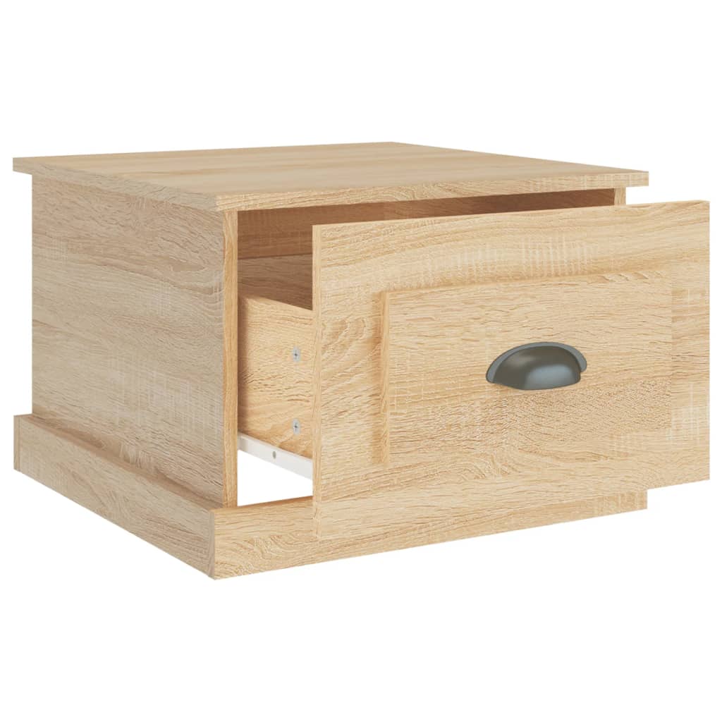 vidaXL Coffee Table Sonoma Oak 50x50x35 cm Engineered Wood