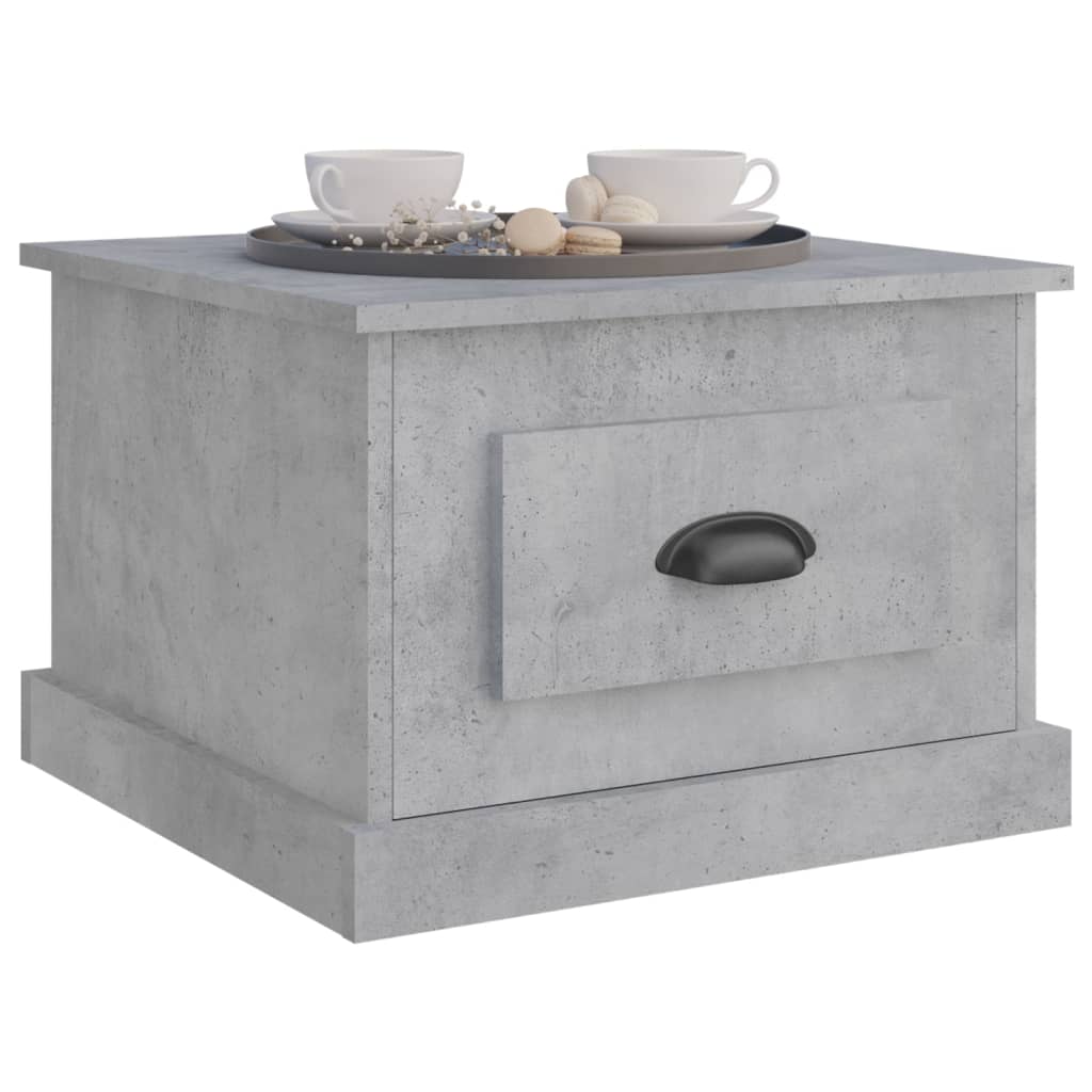 vidaXL Coffee Table Concrete Grey 50x50x35 cm Engineered Wood